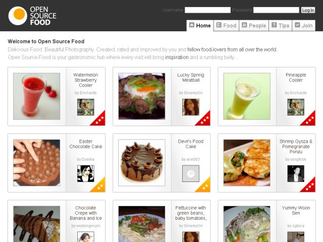 Open Source Food screenshot