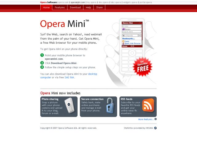 Opera Mini screenshot