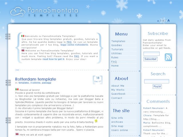Pannasmontata Templates screenshot