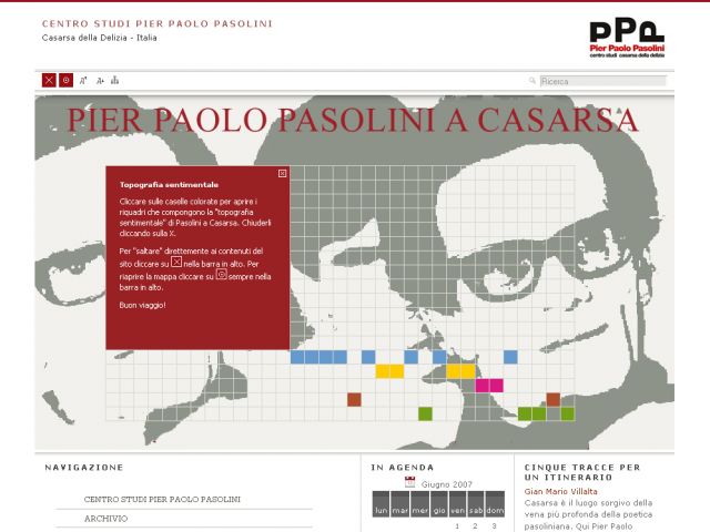 PASOLINI Casarsa screenshot
