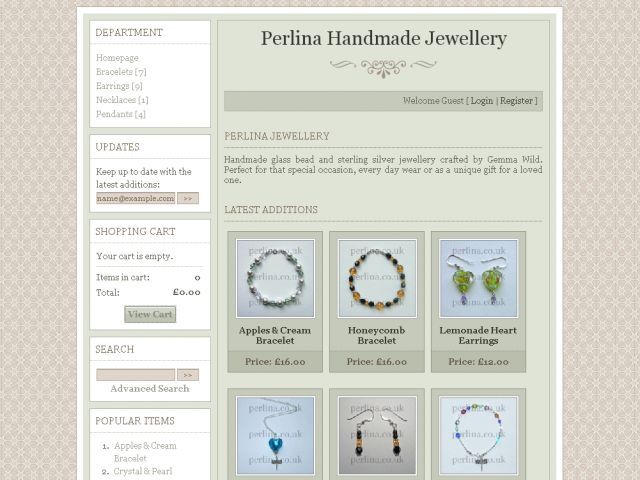 Perlina Jewellery screenshot