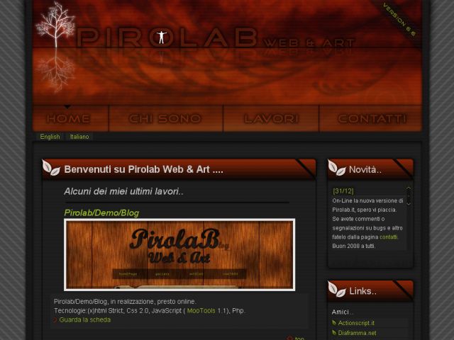 Pirolab Web Design Roma screenshot