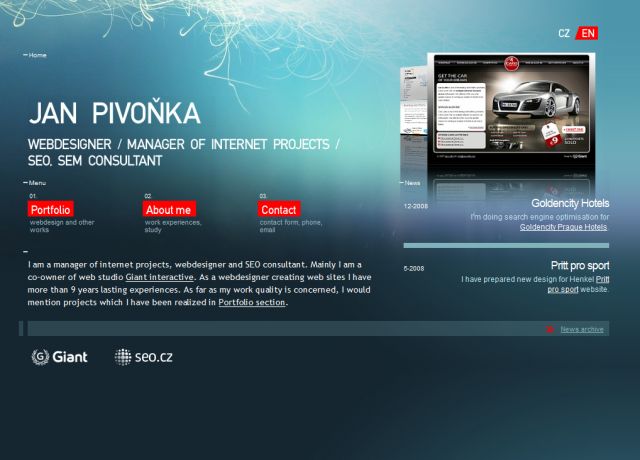 Jan Pivonka screenshot