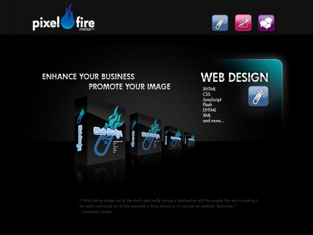 Pixel Fire Media screenshot