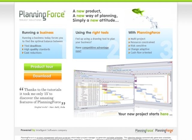 PlanningForce screenshot