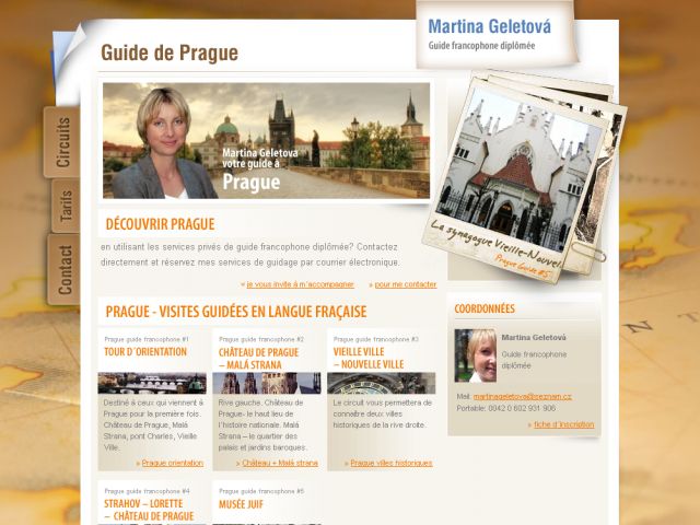 Francophone Prague Guide screenshot