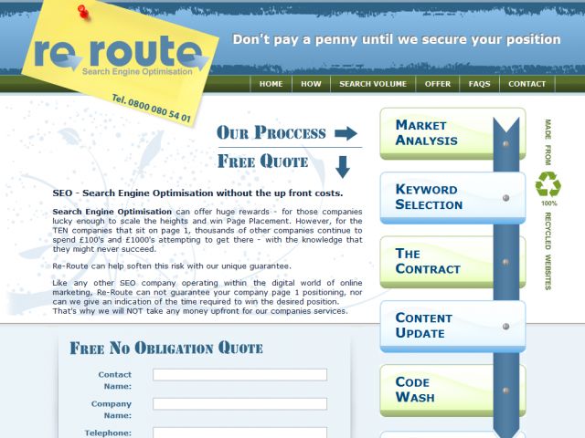 Re-Route screenshot