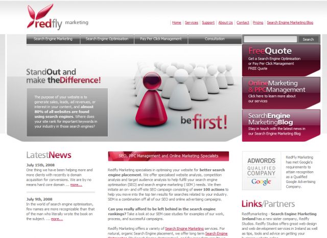 RedFly Marketing screenshot