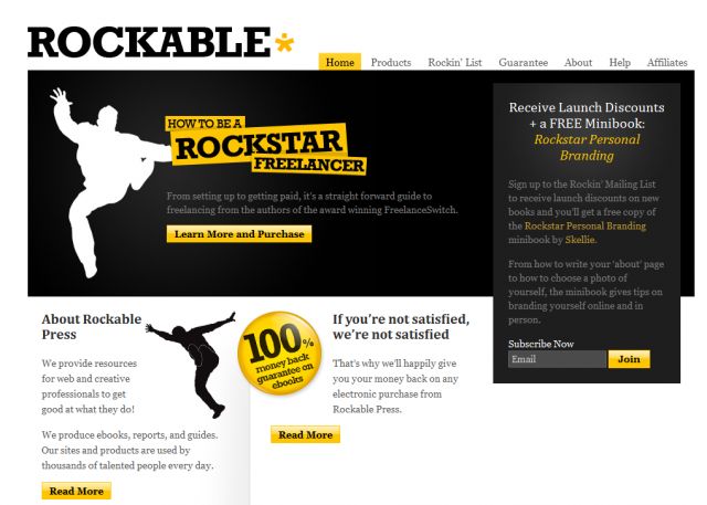 Rockable Press screenshot