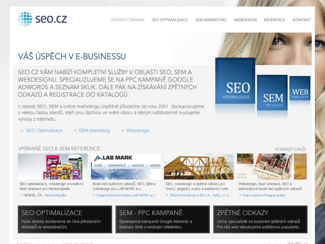 SEO.cz screenshot
