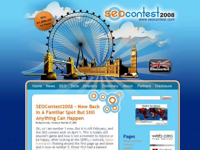 SEOContest2008 screenshot