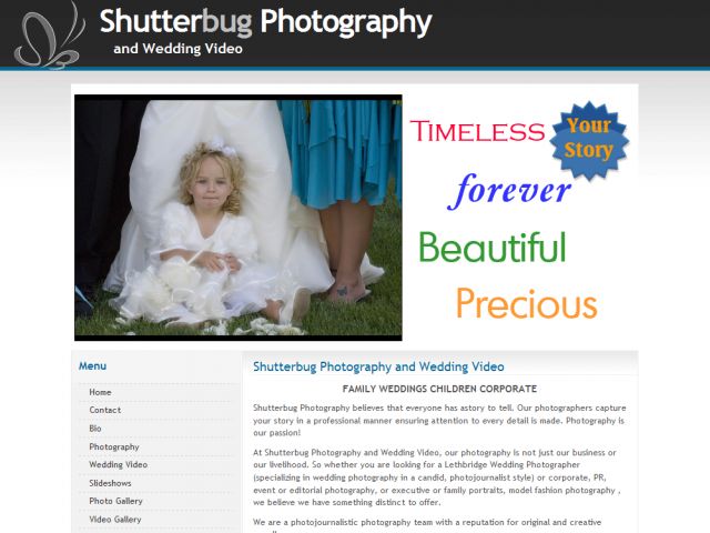 Shutterbug Photography screenshot