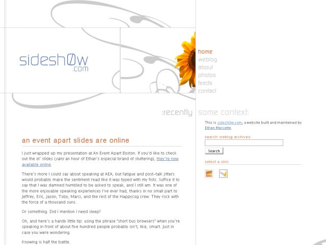 sidesh0w.com screenshot