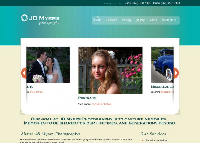 JB Myers Photography screenshot
