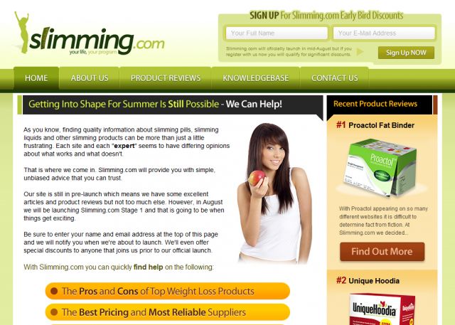 Slimming.com screenshot