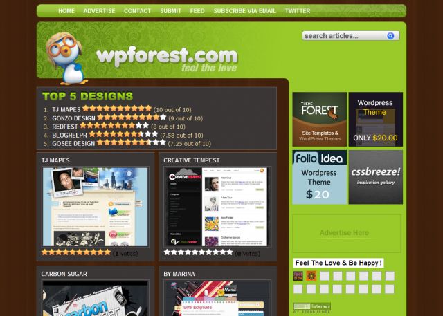 WPForest screenshot