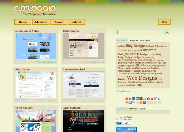 CSS Loggia screenshot