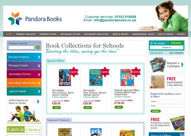 Pandora Books screenshot