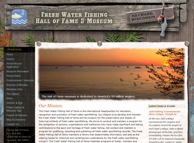 Fishing Hall of Fame screenshot