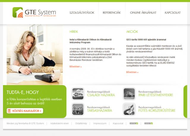 GTE System screenshot