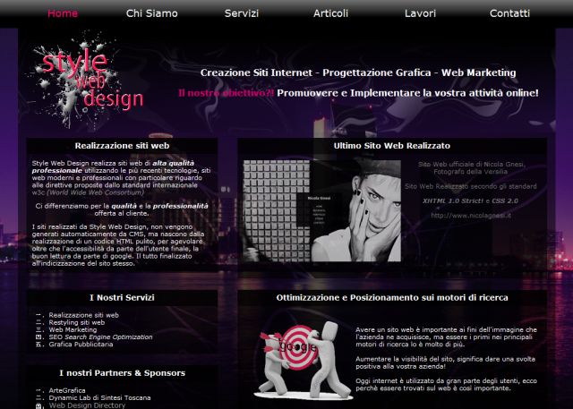 Style Web Design screenshot