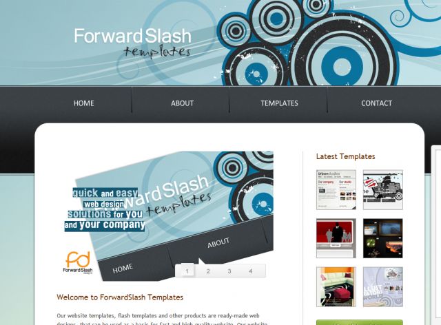 ForwardSlash Templaes screenshot