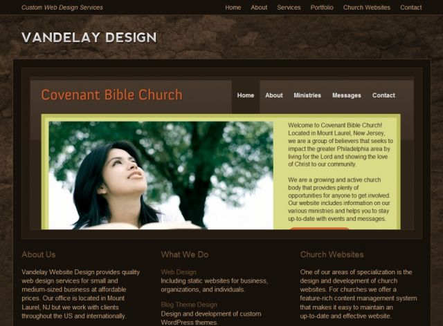 Vandelay Design screenshot