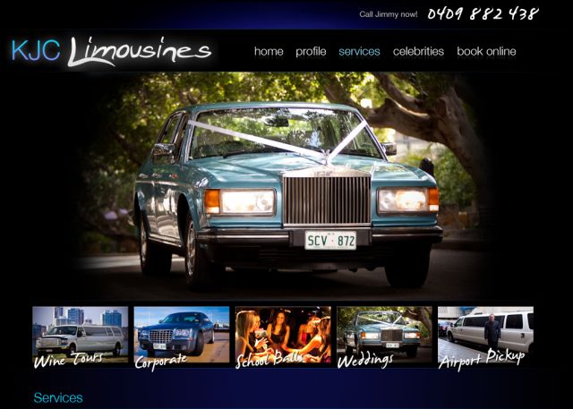 KJC Limousines screenshot