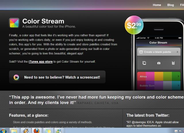 Color Stream screenshot