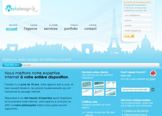 Webdesign Fr screenshot