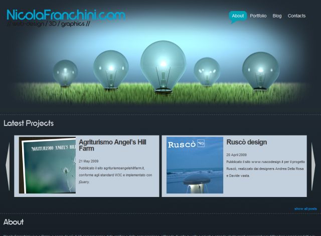 NicolaFranchini.com screenshot