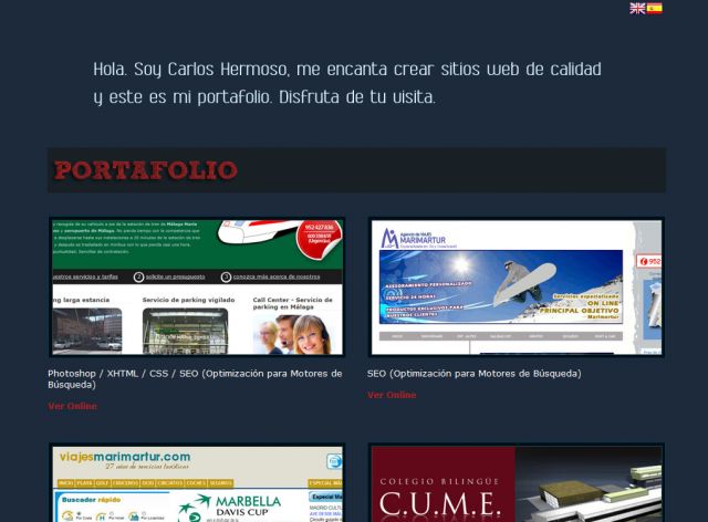 CarlosHermoso.com screenshot