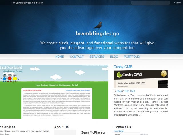 Brambling Design screenshot
