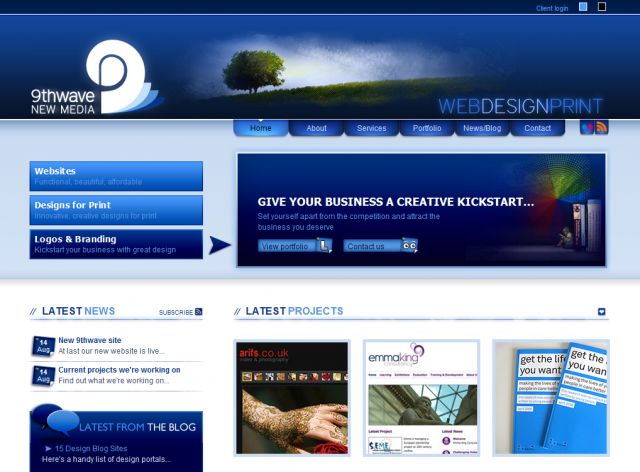 9thwave Web Design screenshot