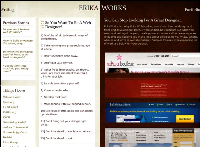 Erika Works screenshot