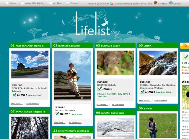 Life List Ling screenshot