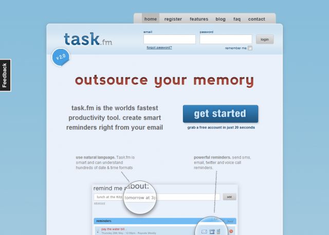 Task.fm screenshot