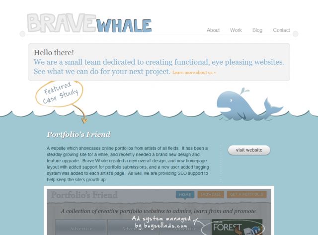 Brave Whale screenshot