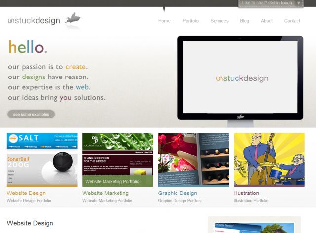 Unstuck Design screenshot