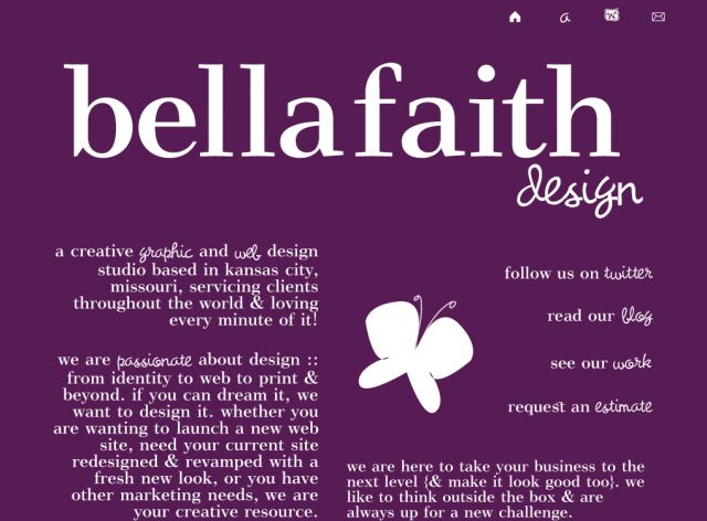 bellafaith design screenshot