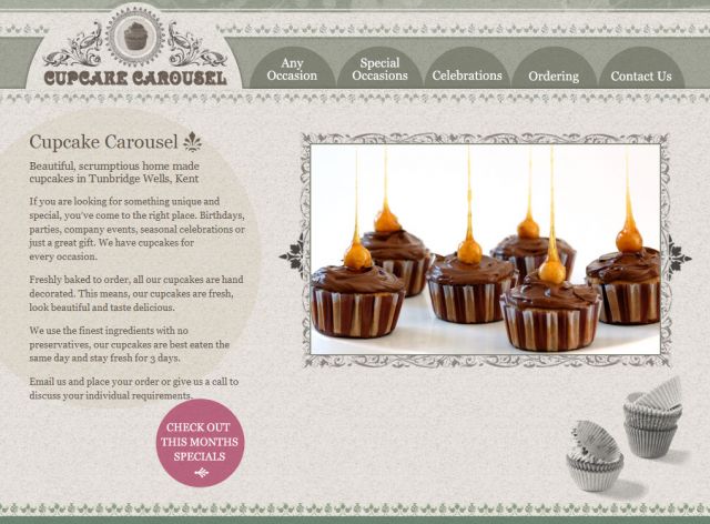 cupcake carousel screenshot