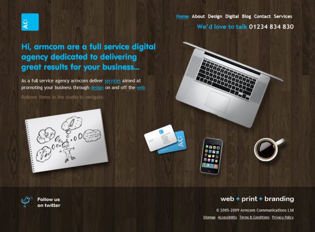 Armcom Digital Agency screenshot