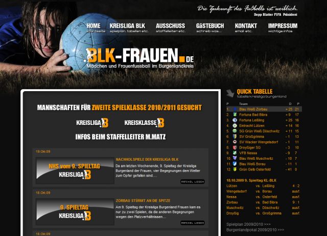 BLK Frauenfussball screenshot