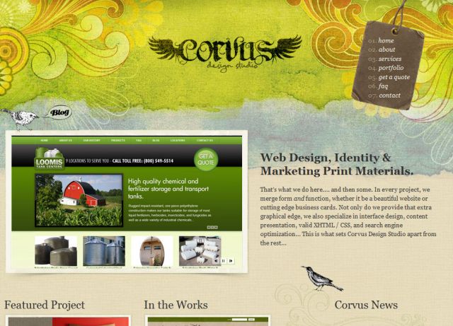 Corvus Design Studio screenshot