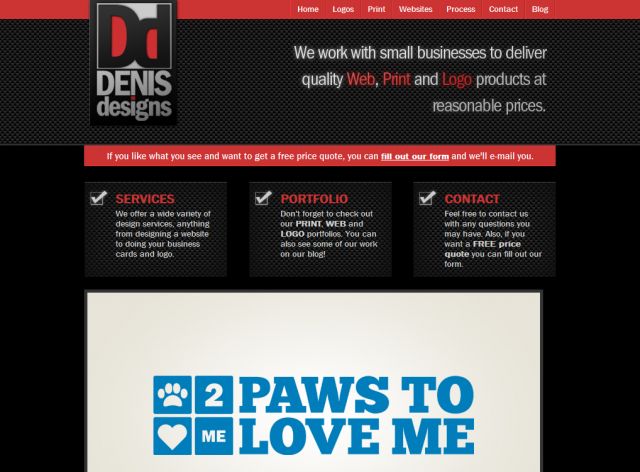 Denis Designs screenshot