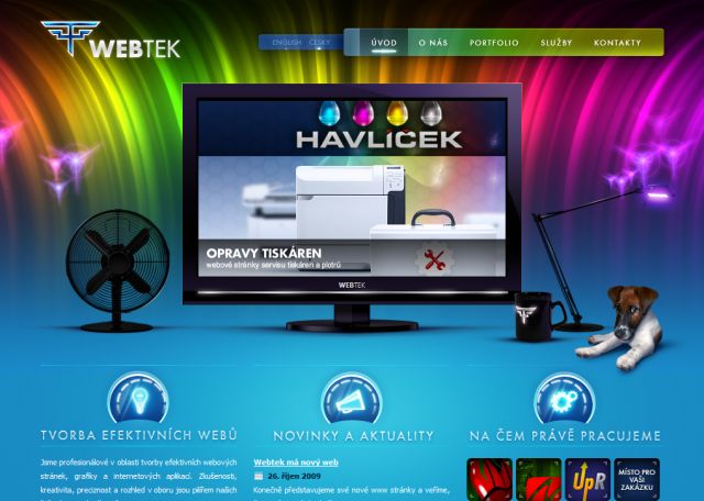 WebTek screenshot