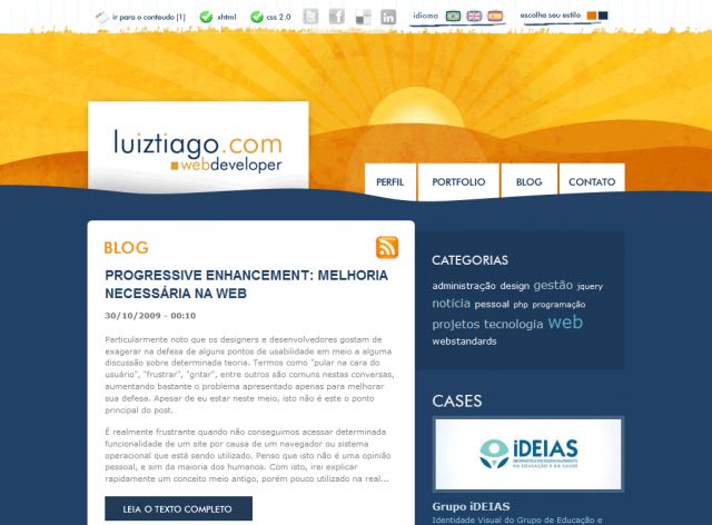LuizTiago.com screenshot
