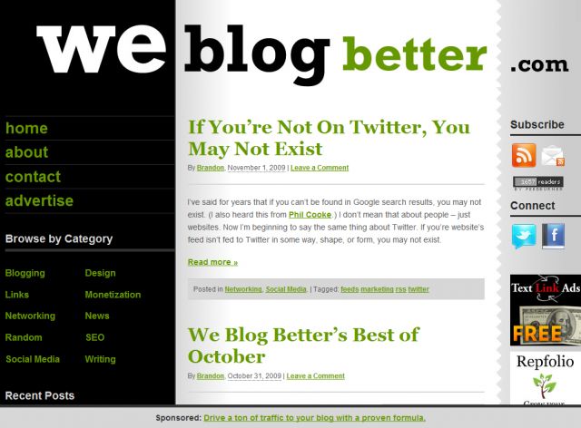 We Blog Better screenshot