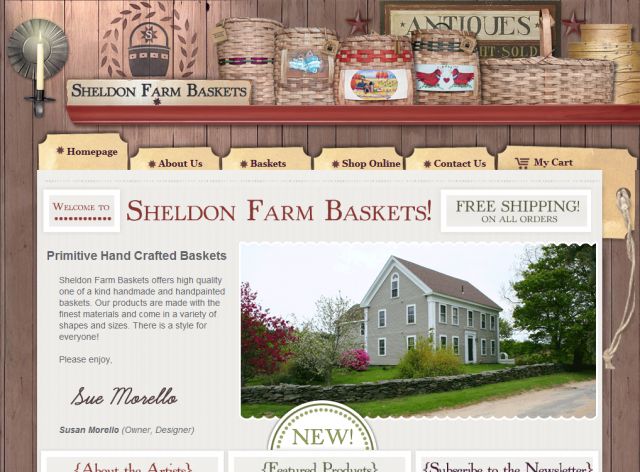 Sheldon Farm Baskets screenshot