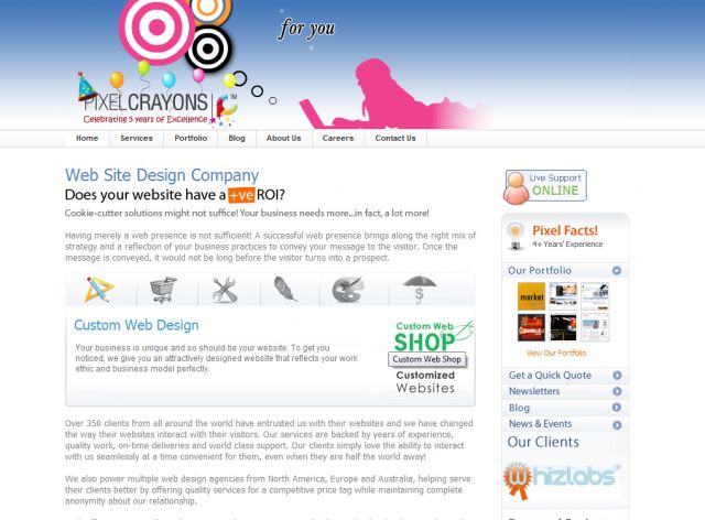 Small Business Website Design screenshot